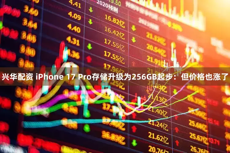 兴华配资 iPhone 17 Pro存储升级为256GB起步：但价格也涨了